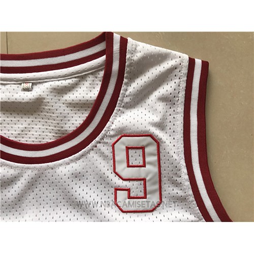 Camiseta Pelicula Hillman College Dwayne Wayne NO 9 Blanco